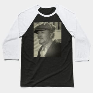 Smoking ford - Sepia Baseball T-Shirt